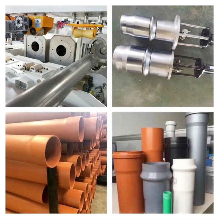 4 PVC pipe socketing machine